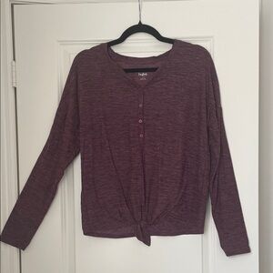 HYBA Women's purple workout Shirt